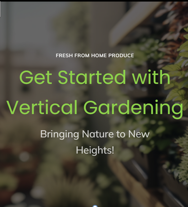 Getting Started with Vertical Gardening