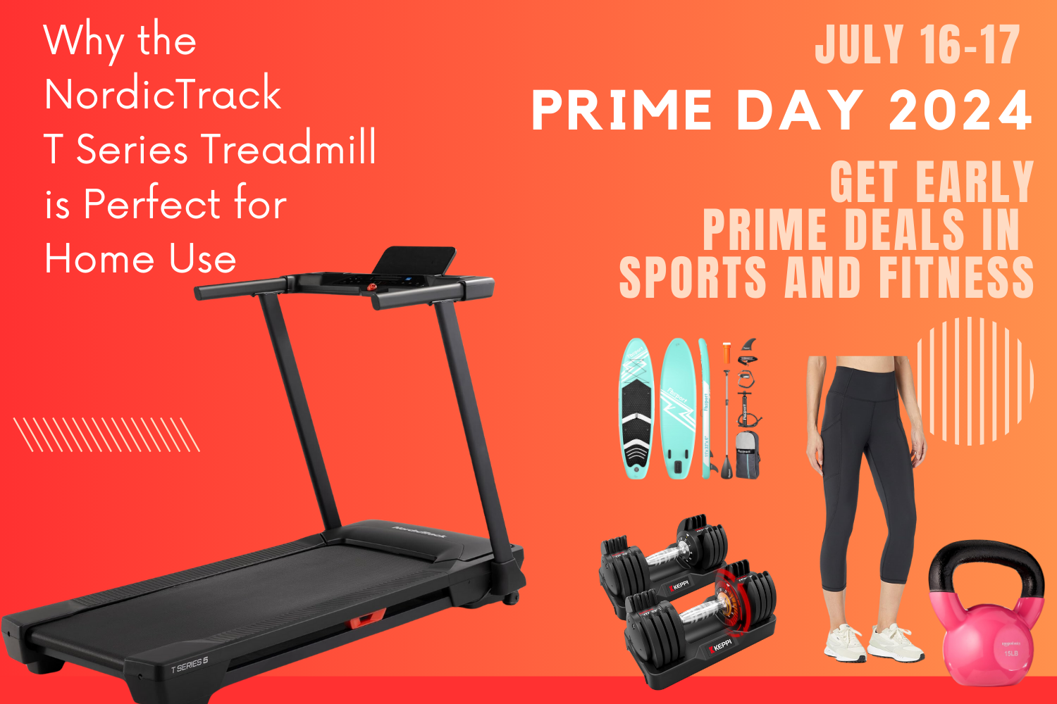 A Prime Day Must-Have: the NordicTrack T Series Treadmill